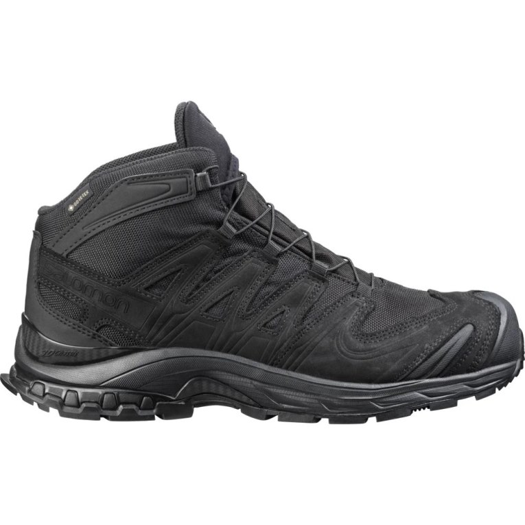 Black Salomon Xa Forces Mid GTX EN Men\'s Tactical Boots | IE DX9813